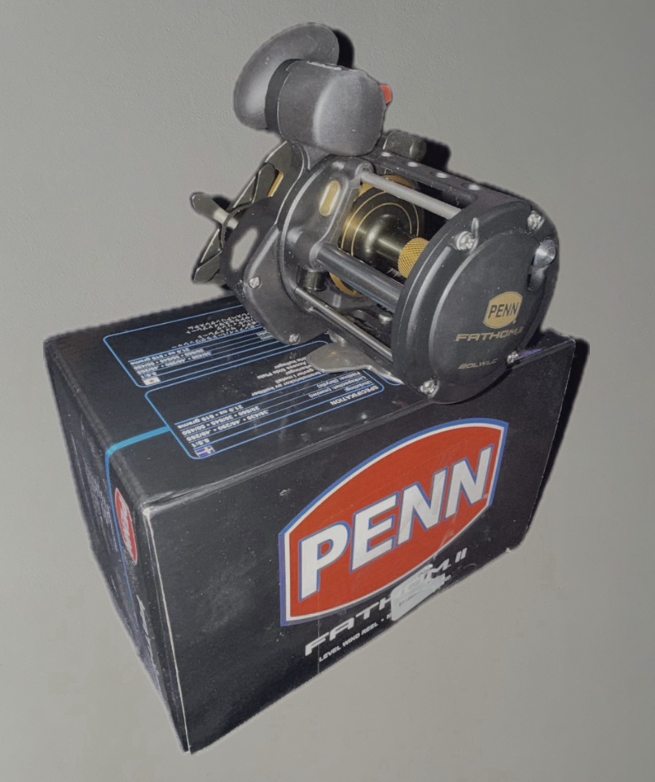 Penn Fathom II FTHII20LWLC Level Wind Reel w/ Line Counter NEW OPEN BOX!!!