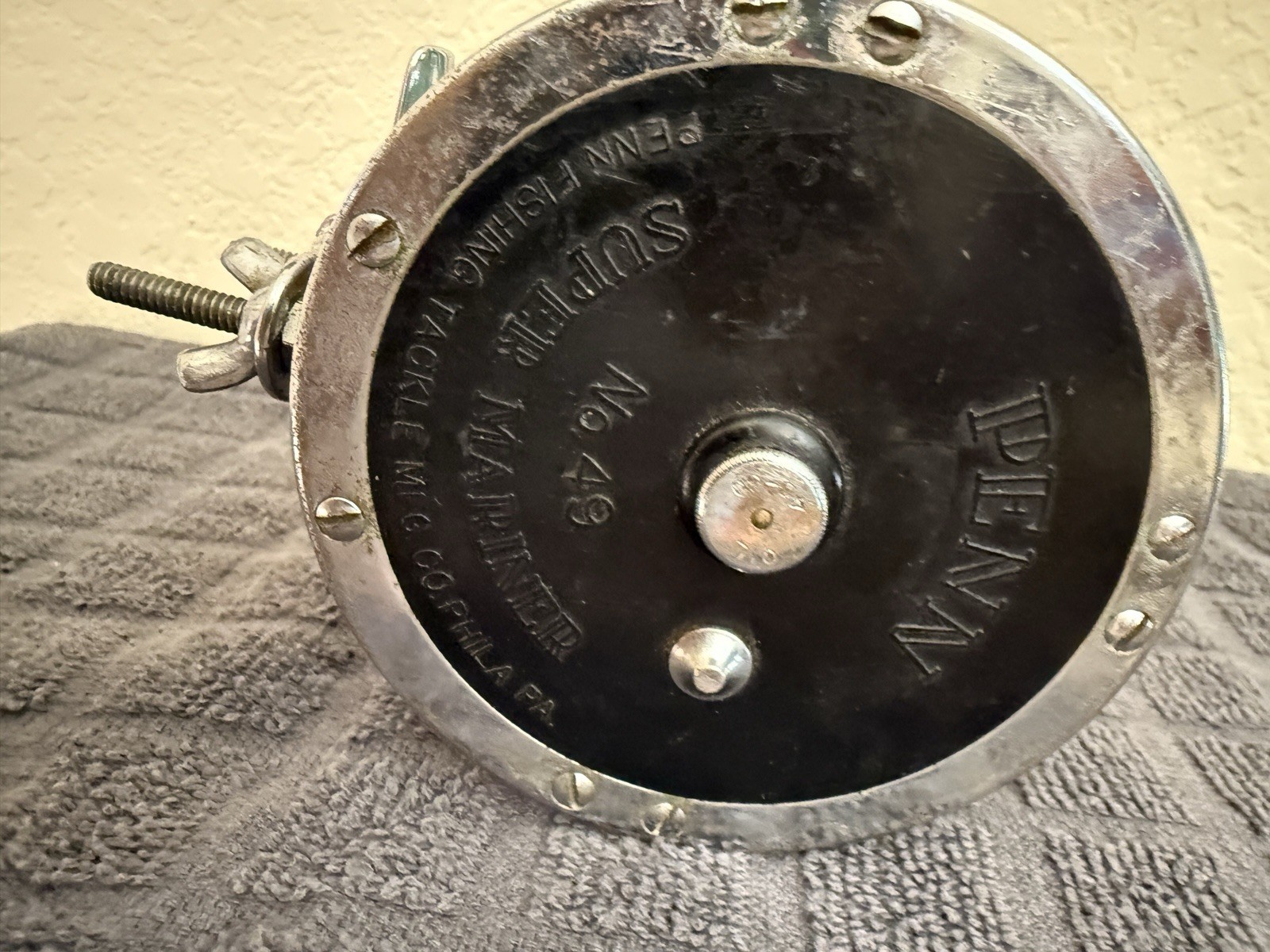 Vintage Penn No. 49M Super Mariner Big Game Fishing Reel-Made in U.S.A.