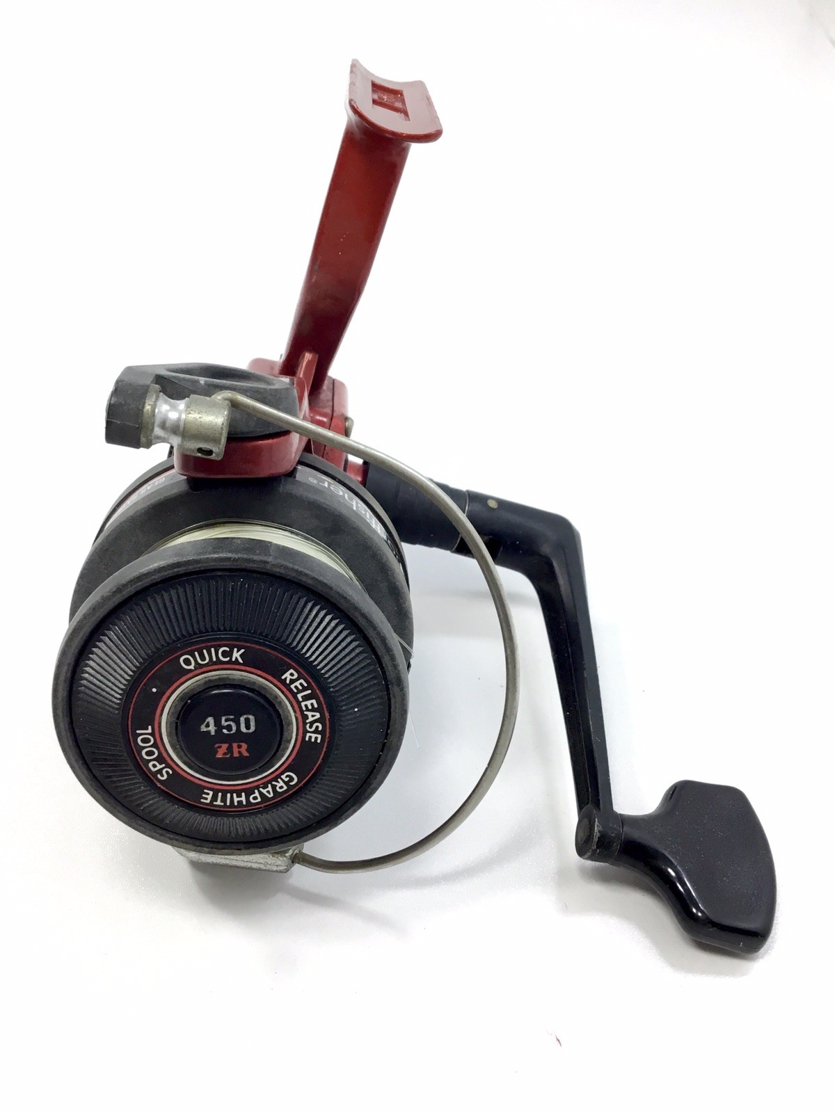 Vintage Sportfisher 450 ZR Spinning Fishing Reel Korea Red