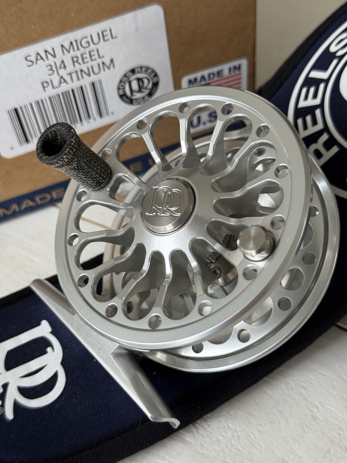 **BEAUTIFUL** 🔥 ROSS SAN MIGUEL 3/4wt PLATINUM Fly REEL! 🔥~LEGENDARY~