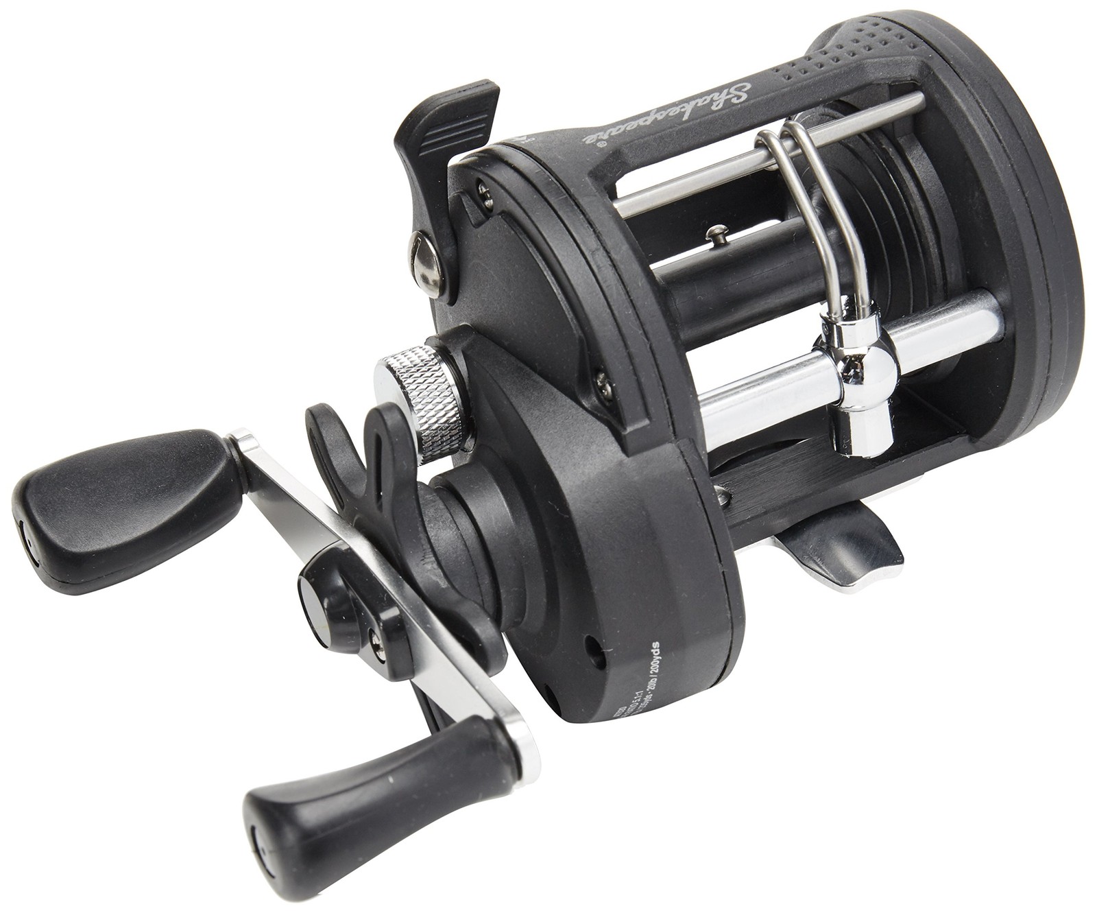 ATS Size 30 Conventional Trolling Fishing Reel, Right 30, Black