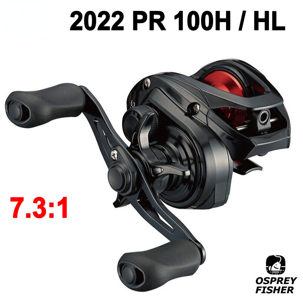 2022 DAIWA PR100H/HL Baitcasting Reel 7.3:1 Ratio Fishing Reel Lightweight