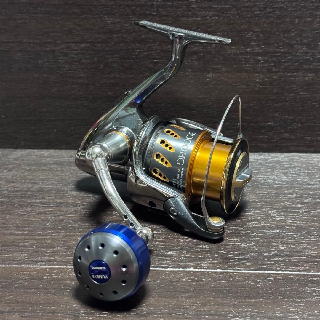 [EXC] Shimano 07 Stella 3000HG Custom Yumeya 4000SS Spool Power Knob From JAPAN