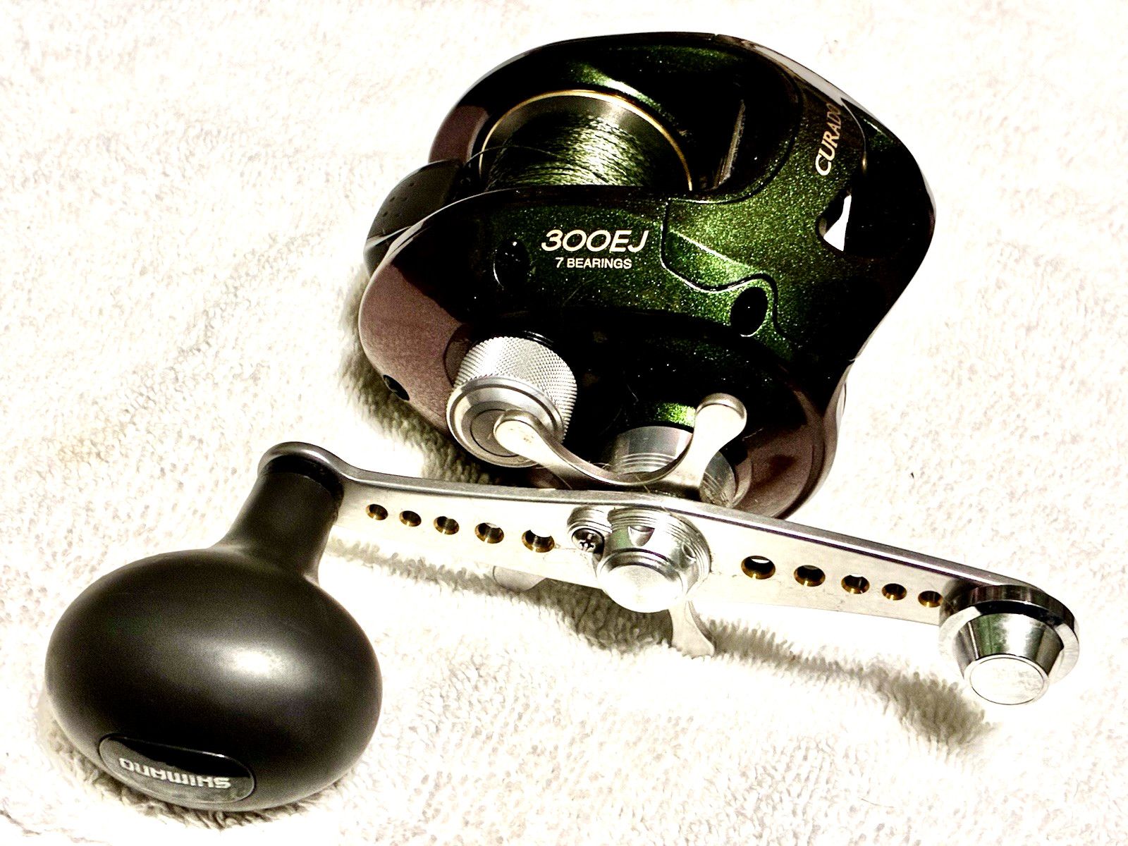 NICE Shimano Curado 300EJ Baitcasting Right-Handed Fishing Reel Made in Japan