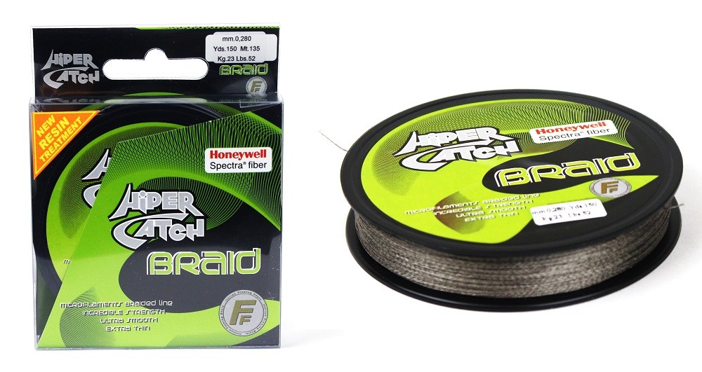 Fishing Braid for Beach Boat Rod Multiplier reel 275m or 135m MADE IN USA Hyper