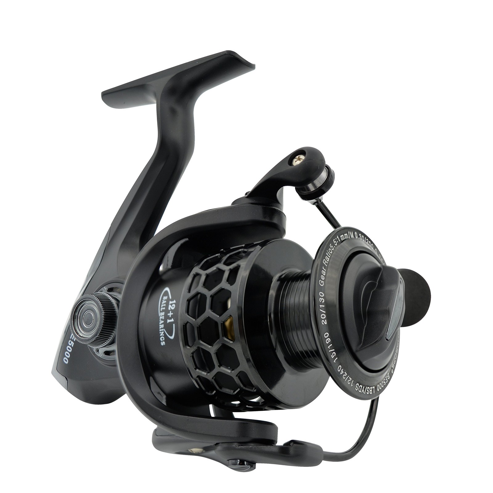 Spinning Fishing Reels 12+1BB Ultra Lightweight Spinning Reel Carved Aluminum…