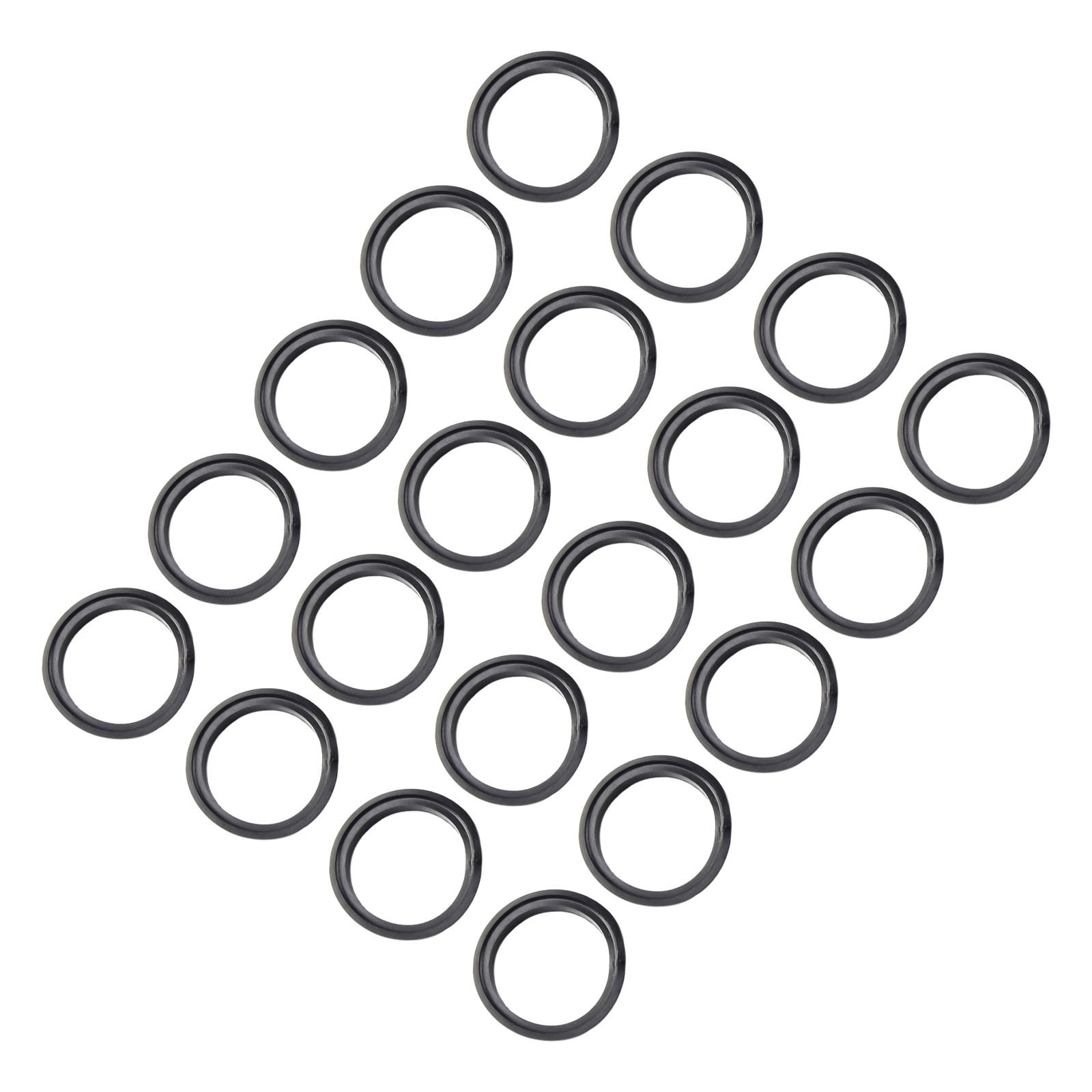 60pcs Fishing Rod Elastic Adapter Dress Rings for DIY Rod Building Work