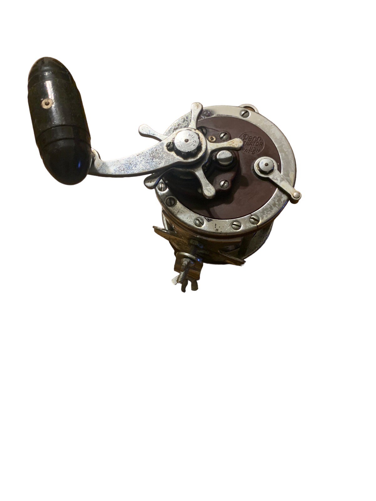 Penn 113H 4/0 Senator Fishing Reel Vintage Pat’D ball bearing USA