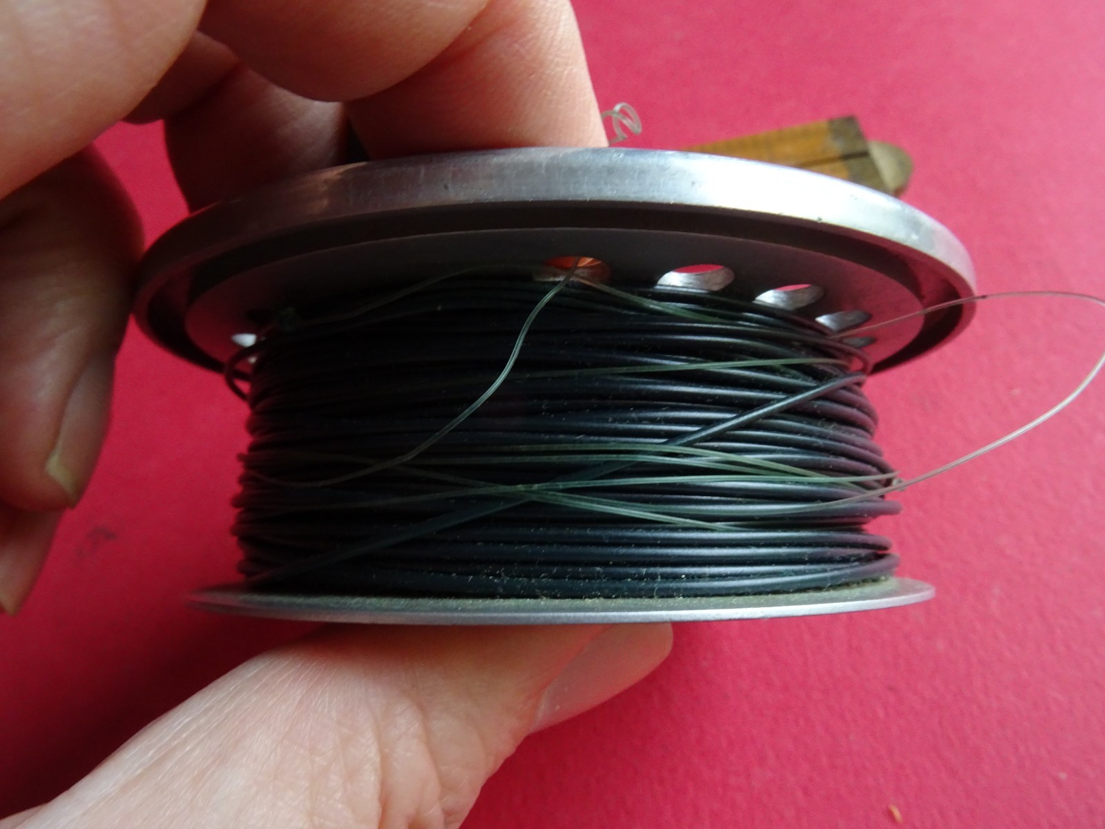 A GOOD USED VINTAGE HARDY MARQUIS SALMON NO.2 SPARE SPOOL (SPOOL ONLY)