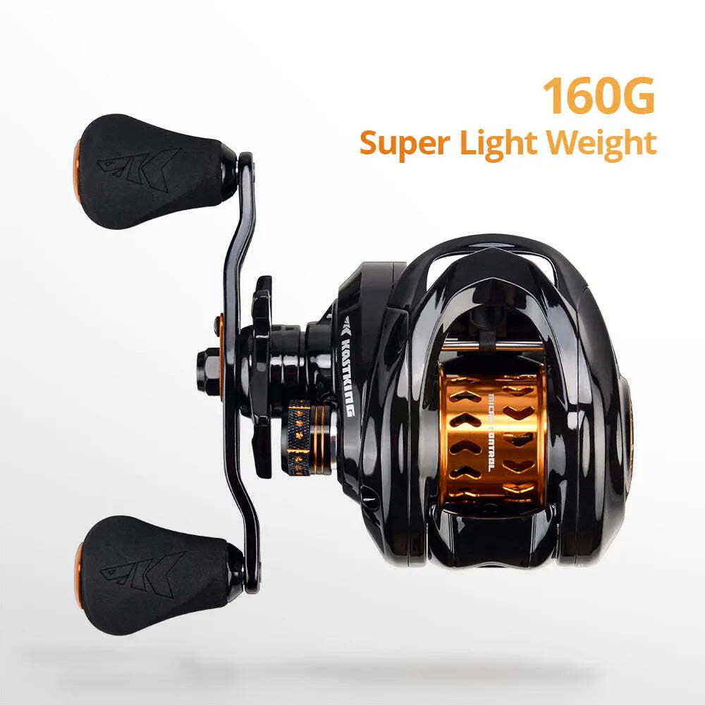 KastKing Zephyr Bait Finesse System BFS Baitcasting Fishing Reel 4.5KG 7 Ball Be