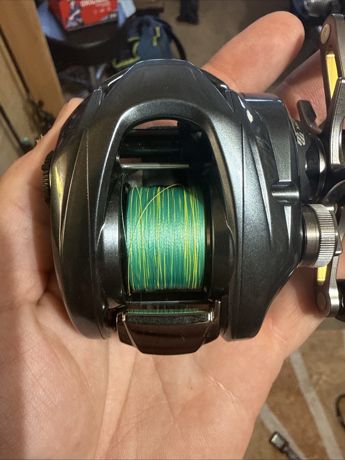 Shimano 22 Aldebaran BFS Fishing Reel (right) With Avail Micro cast Spool