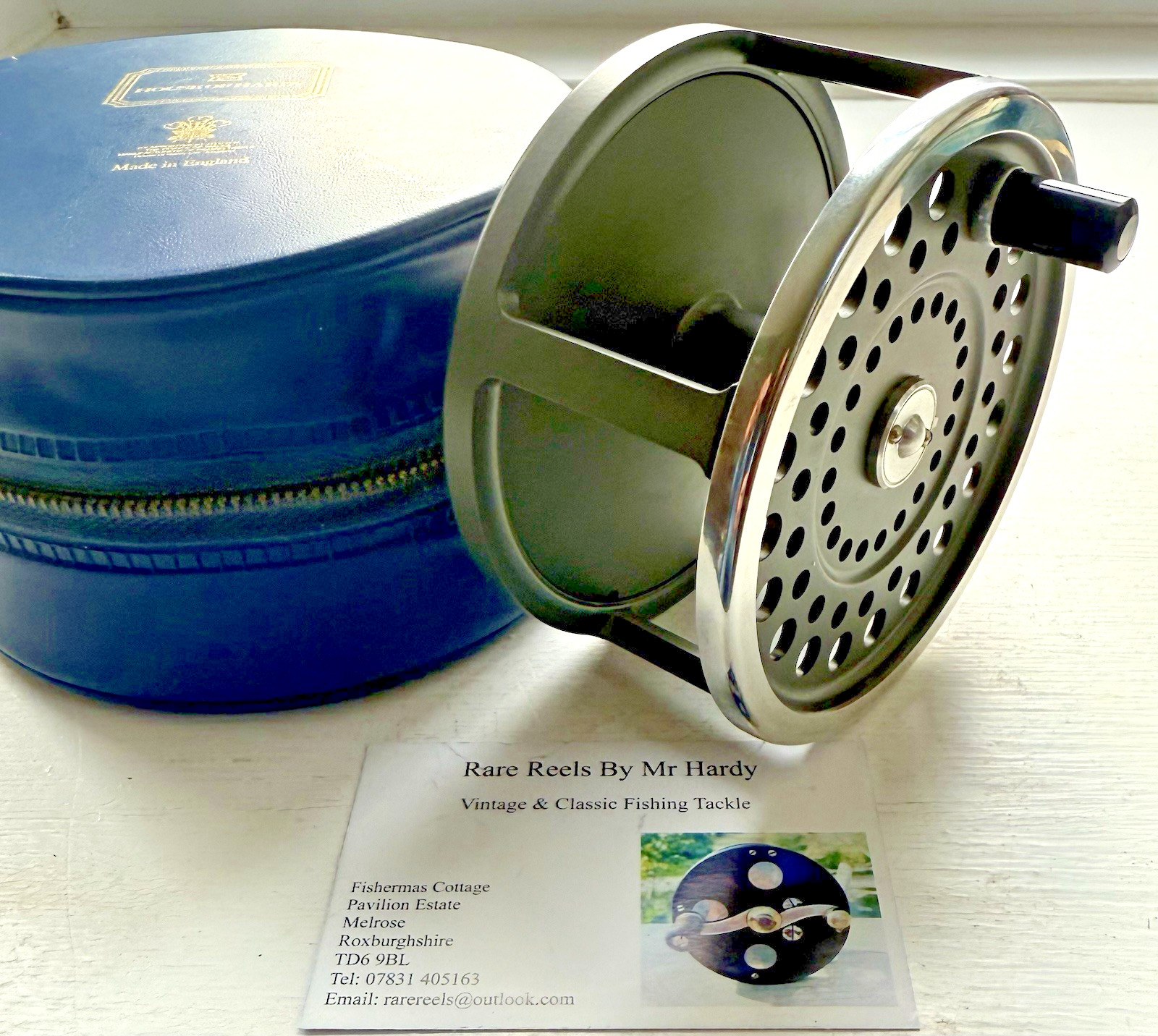Hardy Marquis Salmon Number 3 WB Spey Fly Reel with Case Paperwork & Box