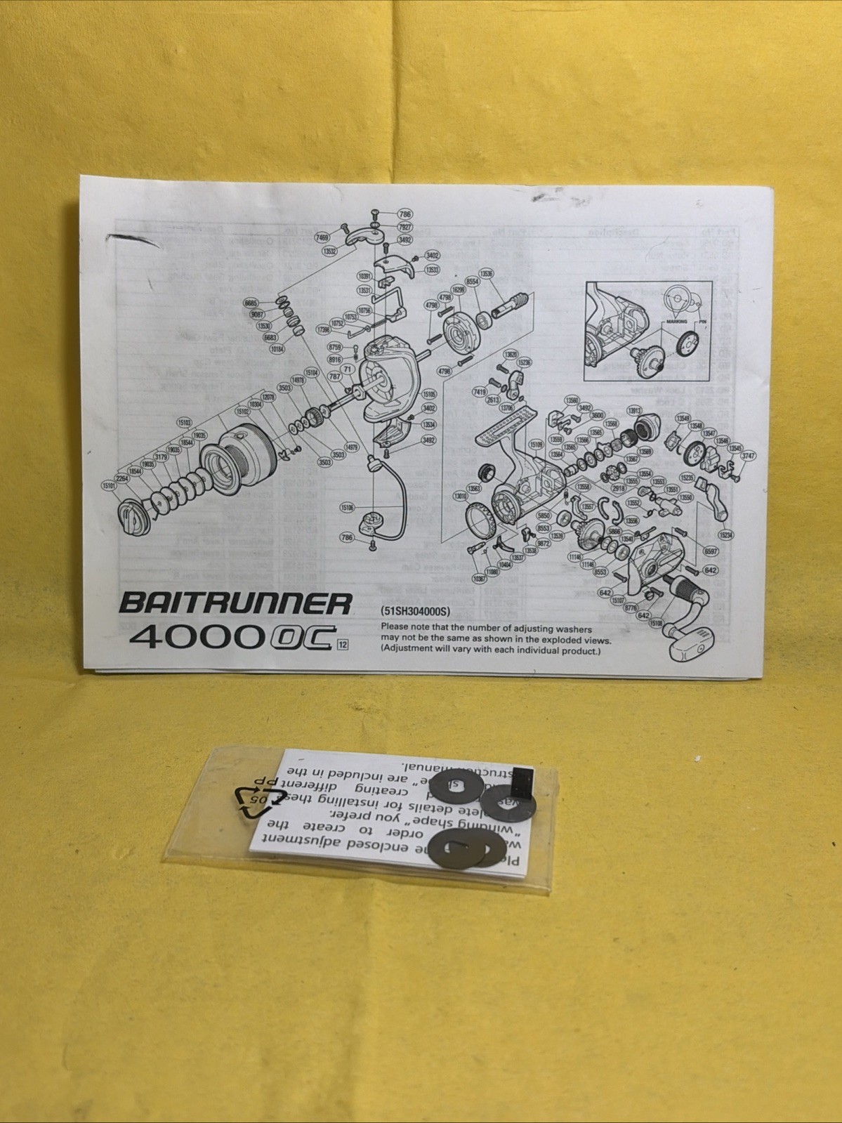 Shimano Baitrunner 4000 OC 4.8:1 Ratio Big Game Saltwater Spinning Reel w/Box