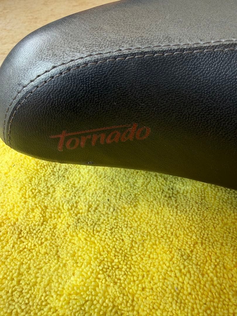 Schwinn Tornado Black Gray Genuine Saddle