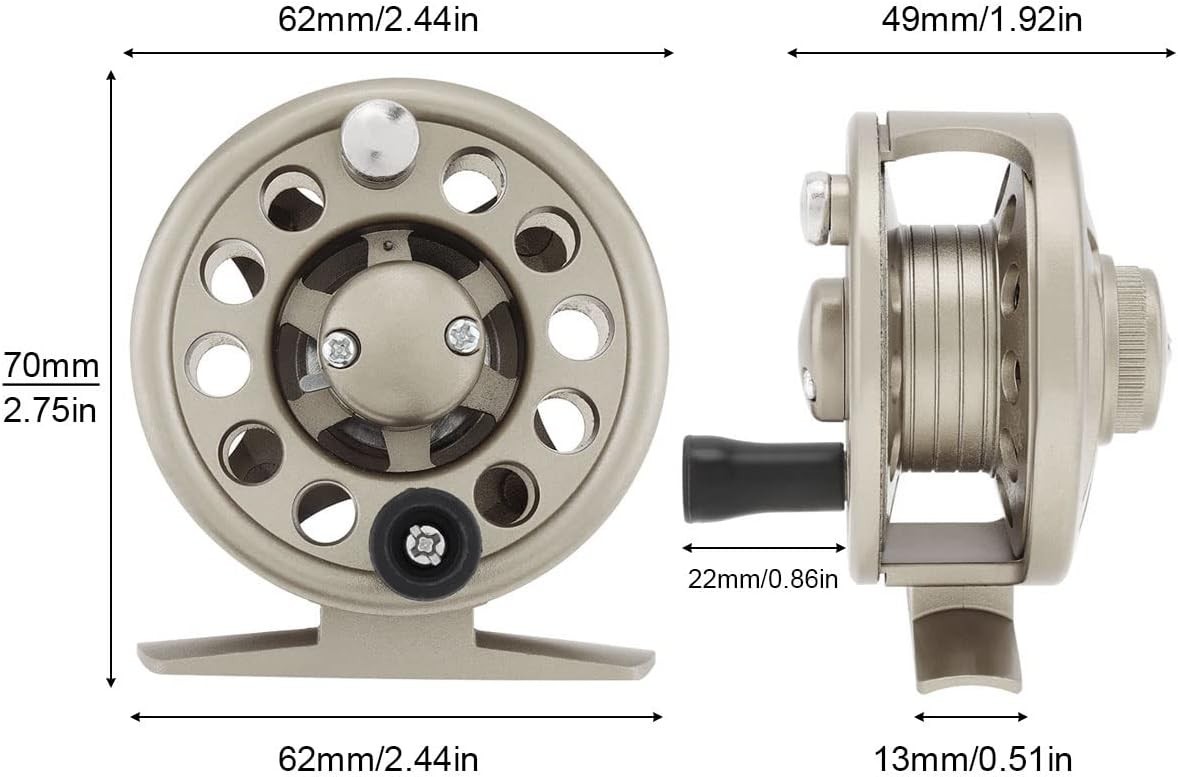 Powerful Lightweight Fly Fishing Reel – Ideal for Beginners & Experts Alike