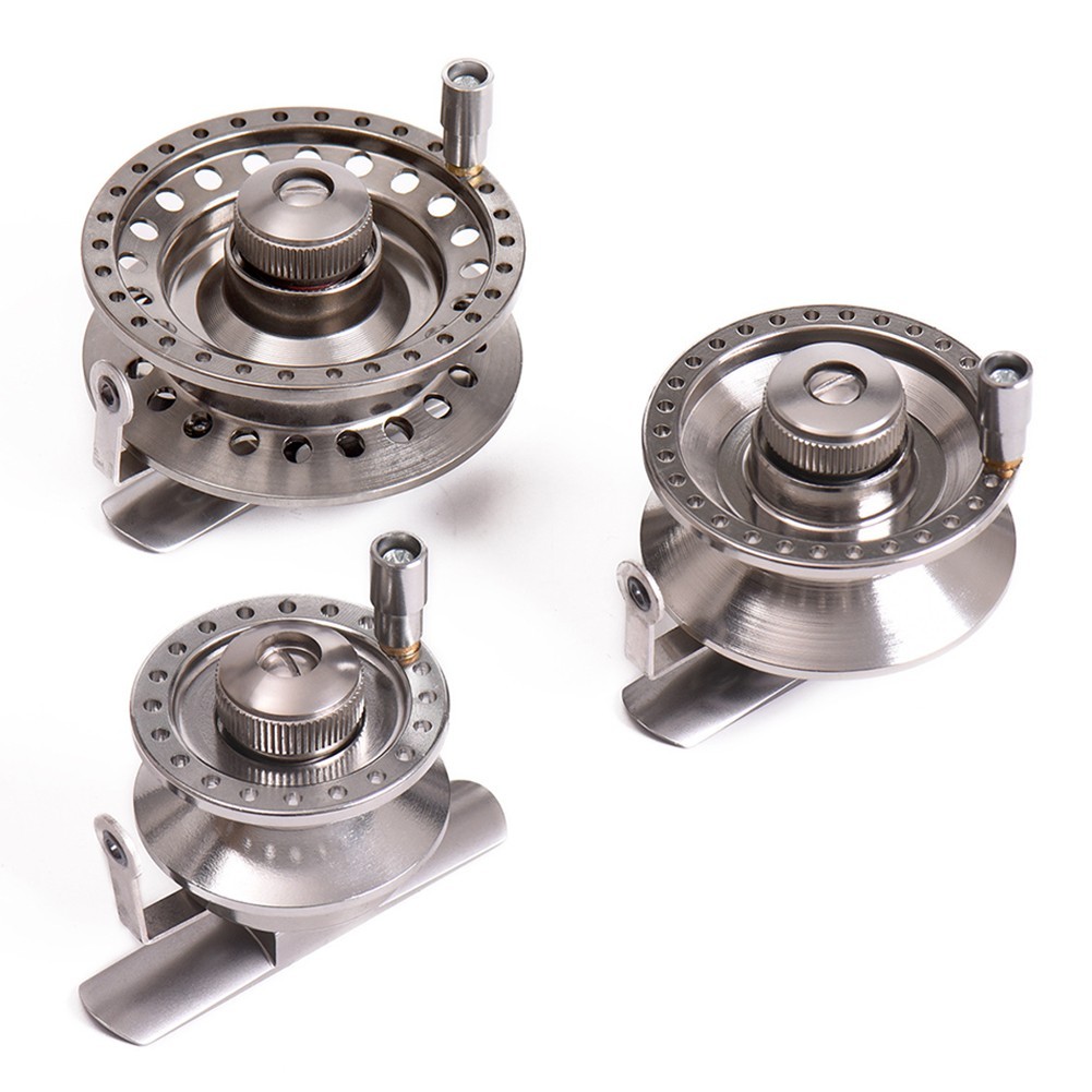 Adjustable Leakage Knob Ice Fishing Reel Aluminum Alloy Fly Fishing Reel