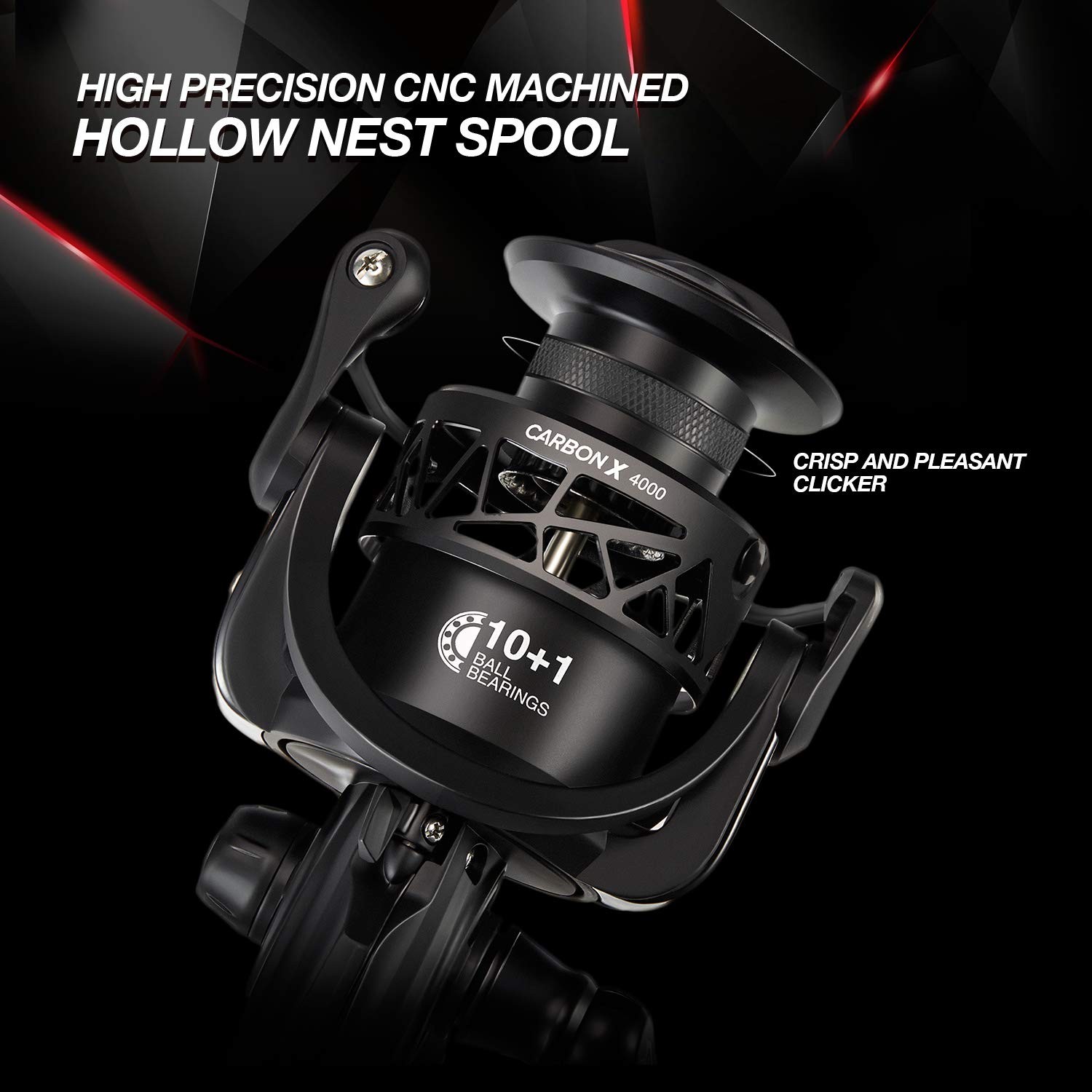 Piscifun Carbon X Ultralight Spinning Reel, Carbon Frame, 3000 Series