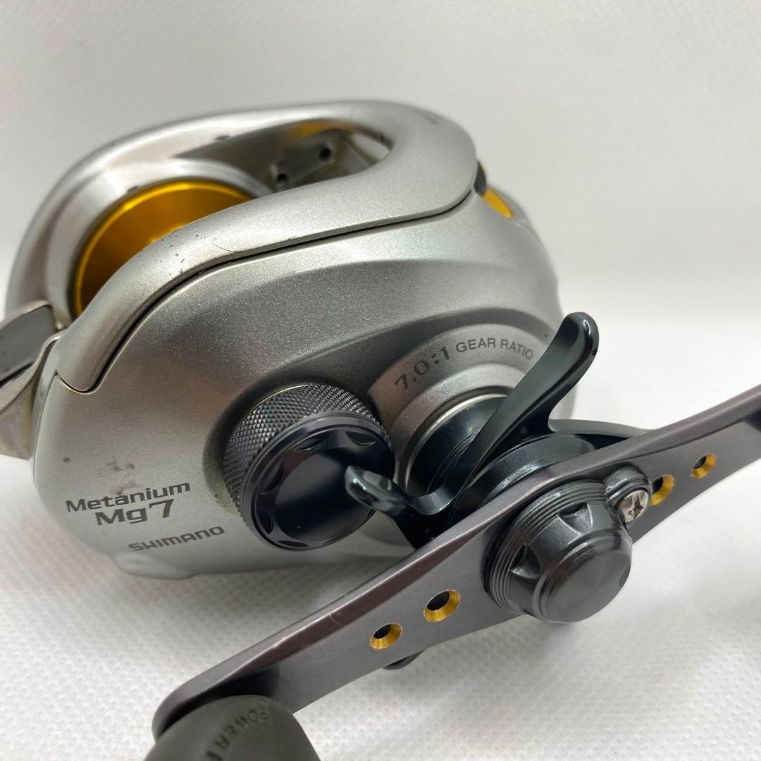 SHIMANO 07 Metanium Mg7 Right Baitcasting Reel 7.0:1 Made in Japan Used KA821