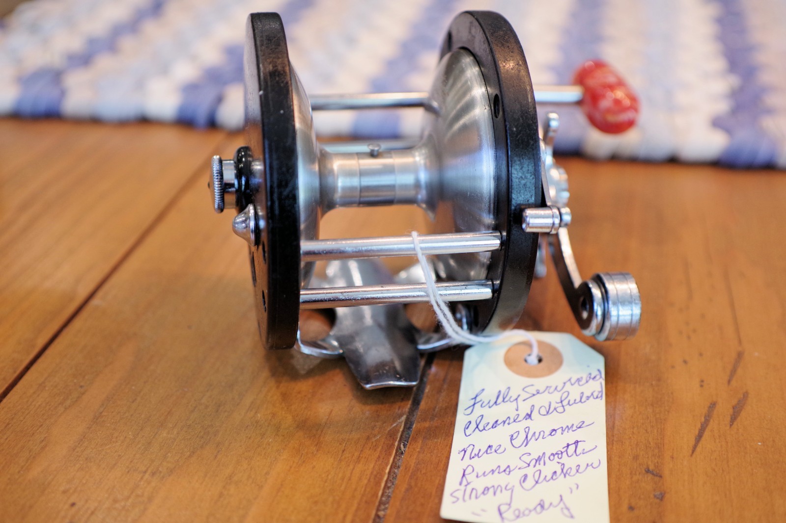 VINTAGE…..PENN 285 CONVENTIONAL REEL…..NEAR MINT….SERVICED….NEW DRAG….