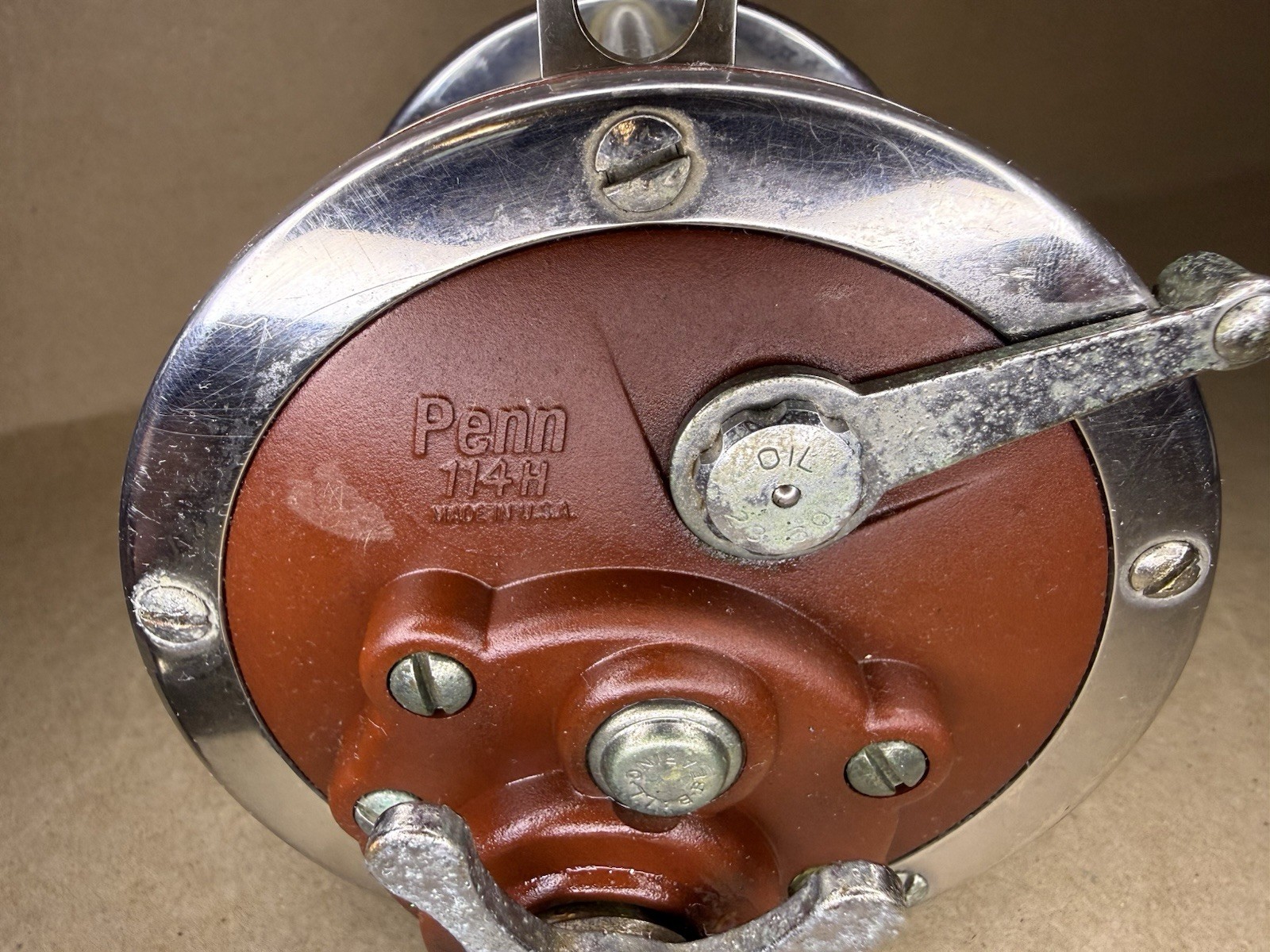 Penn 114H Special Senator 6/0 Salt Water Fishing Reel-Vintage