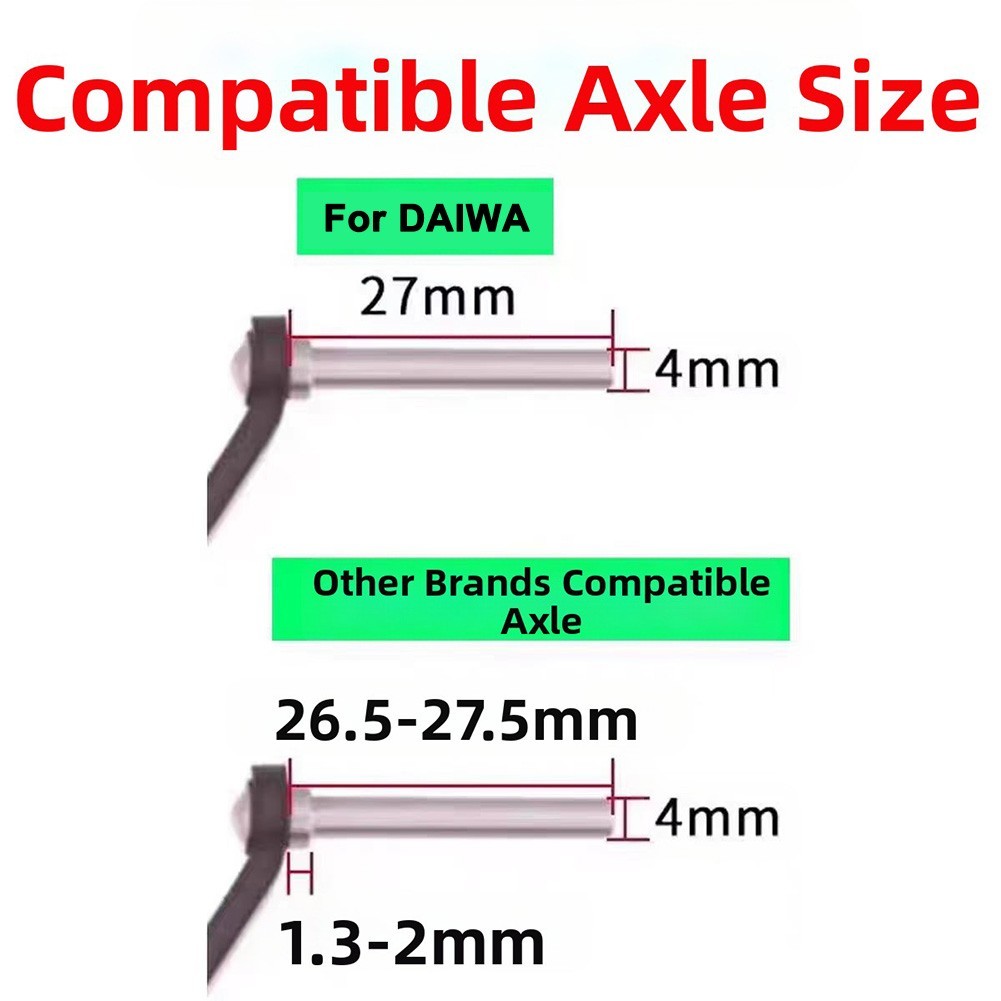 Carbon Fiber and Aluminum Alloy Ball Knobs for For DAIWA For FUEGO Reel