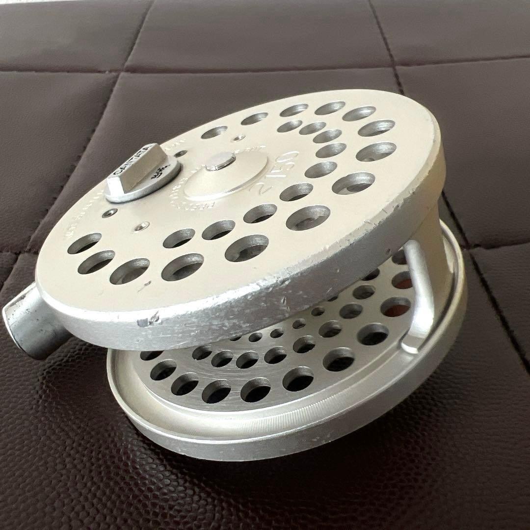 UFM UEDA CANTATA 2150 Fly Reel Japan Machined Aluminum Wood Handle Case F/S