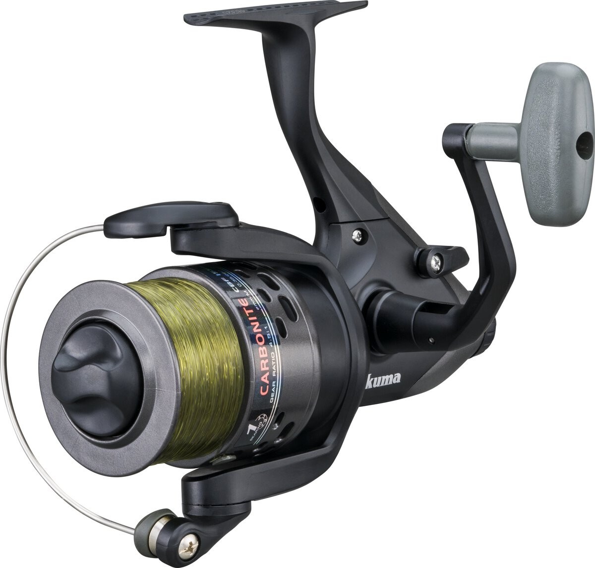 Okuma Baitfeeder Carp Fishing Reel CBF-155A Pre Spooled With Line