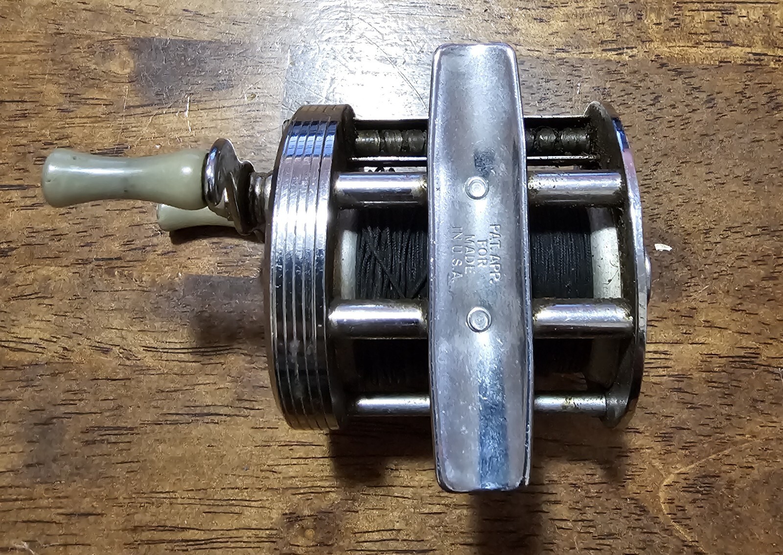 Vintage HORROCKS IBBOTSON TOP FLIGHT BAIT CAST LEVEL WIND FISHING Reel
