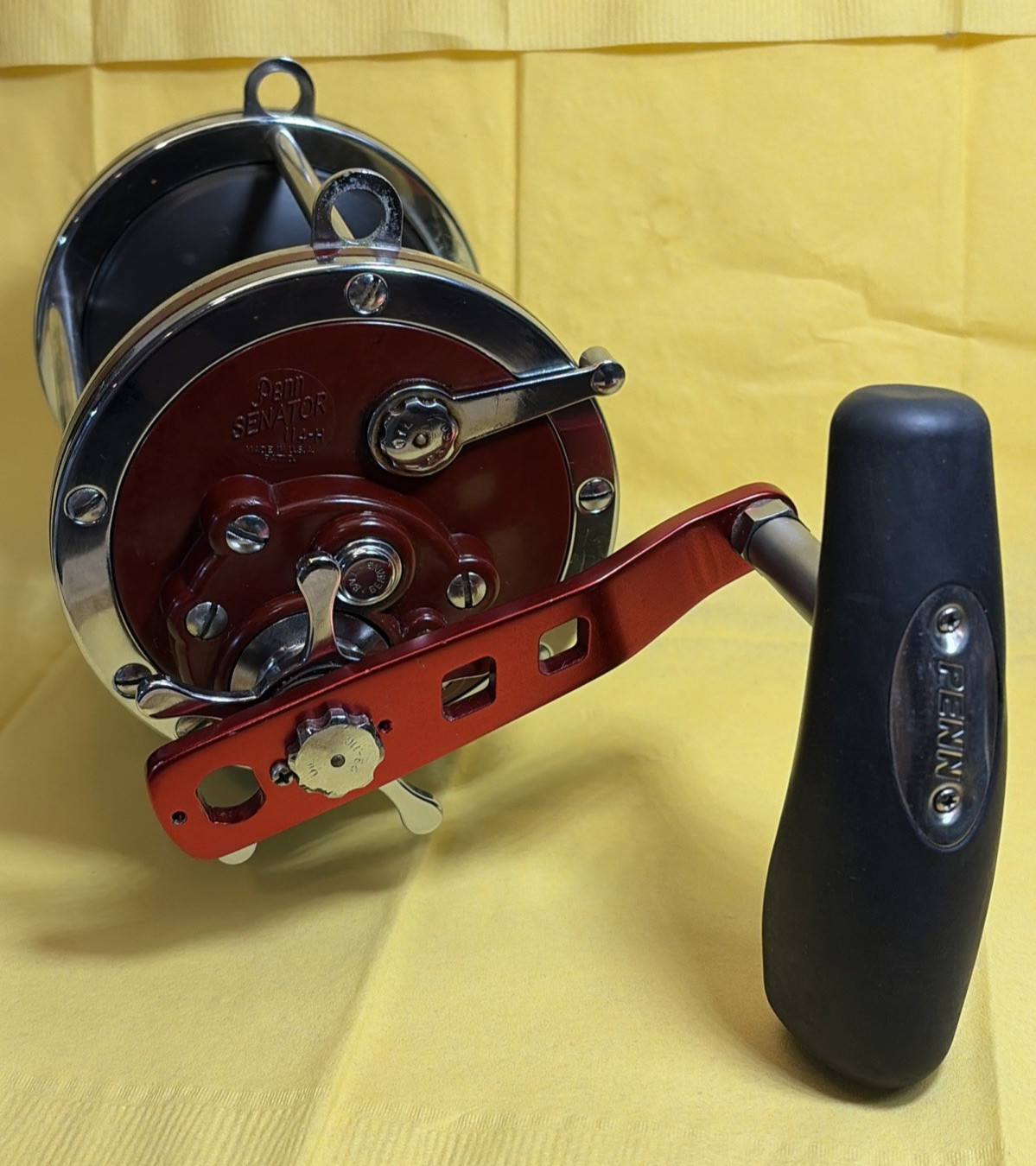 Newell Black Marlin Special Extra Wide 3.53″ Penn Senator 114H 6/0 Fishing Reel