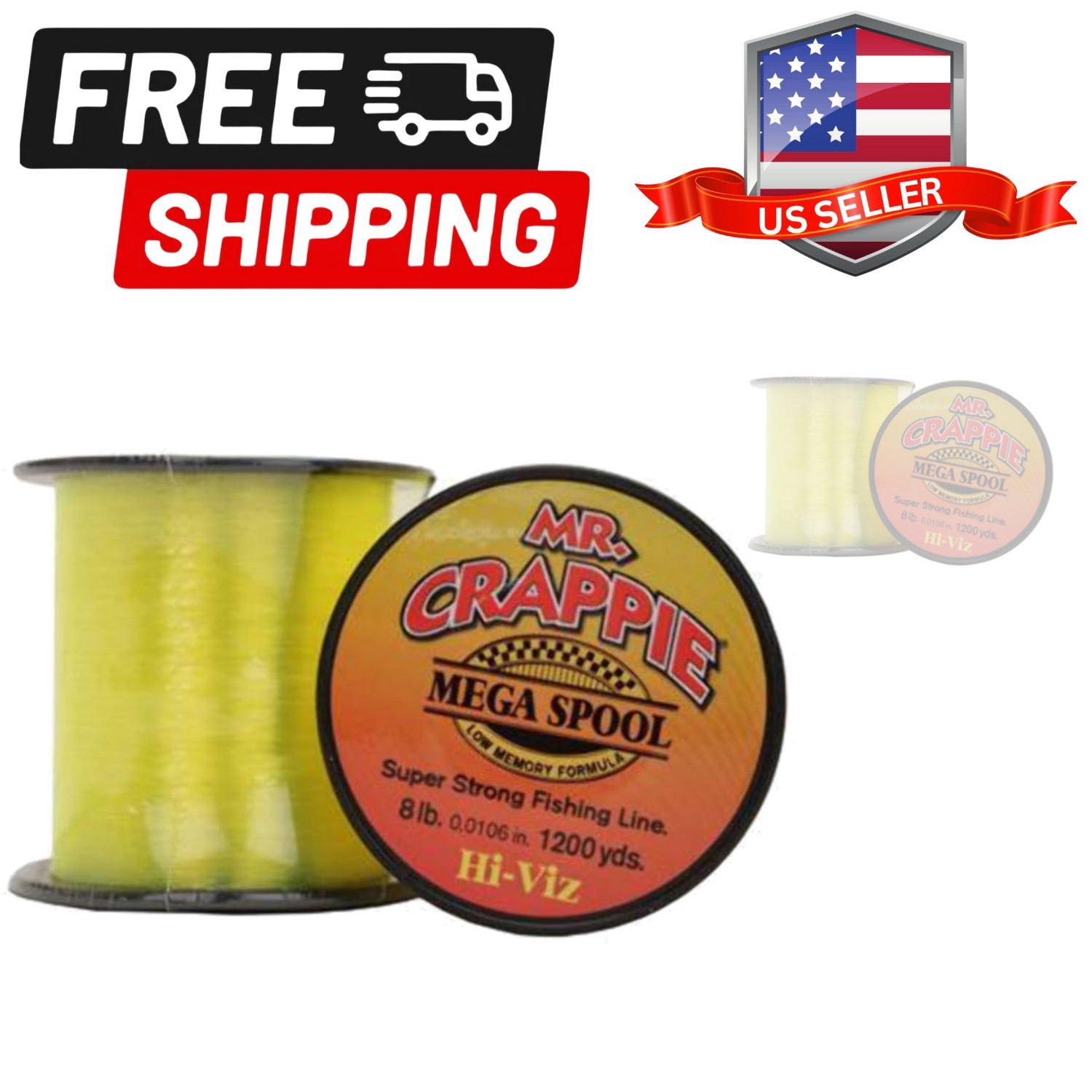 Lew’s Mega Spool Monofilament Fishing Line, Low Memory and Stretch