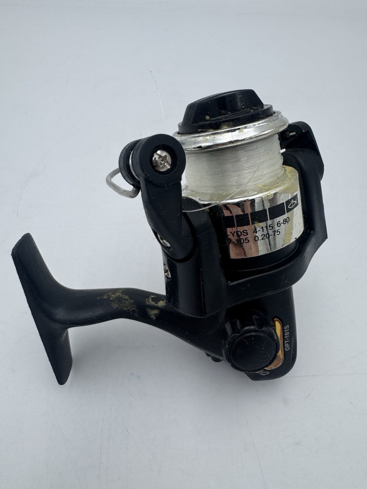 Optimax OPT-101S Fishing Reel Spinning Casting Metal Fishing Reel – Preowned EUC