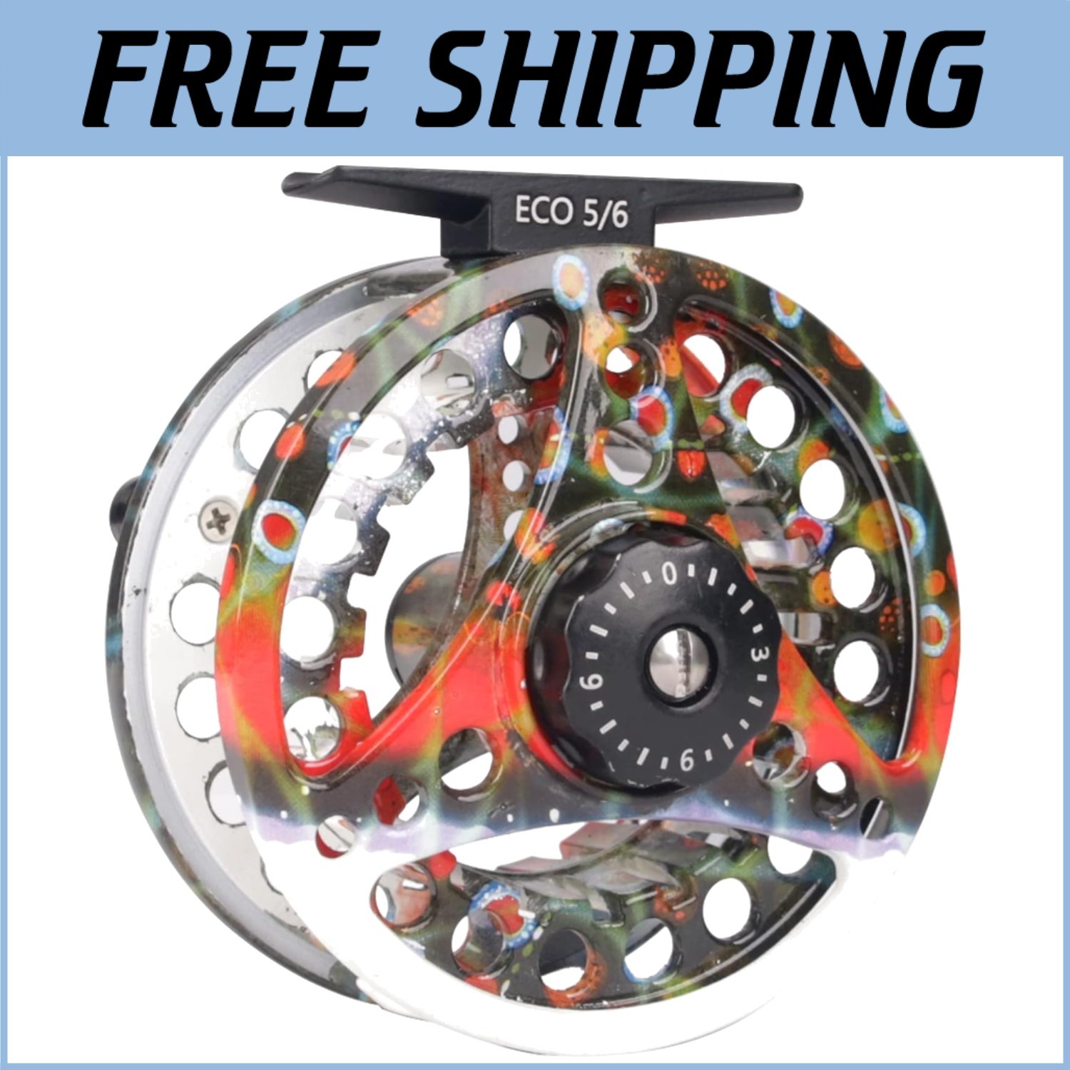 Lightweight 7.36 oz Fly Fishing Reel 3/4wt to 7/8wt – Multiple Colors Available`