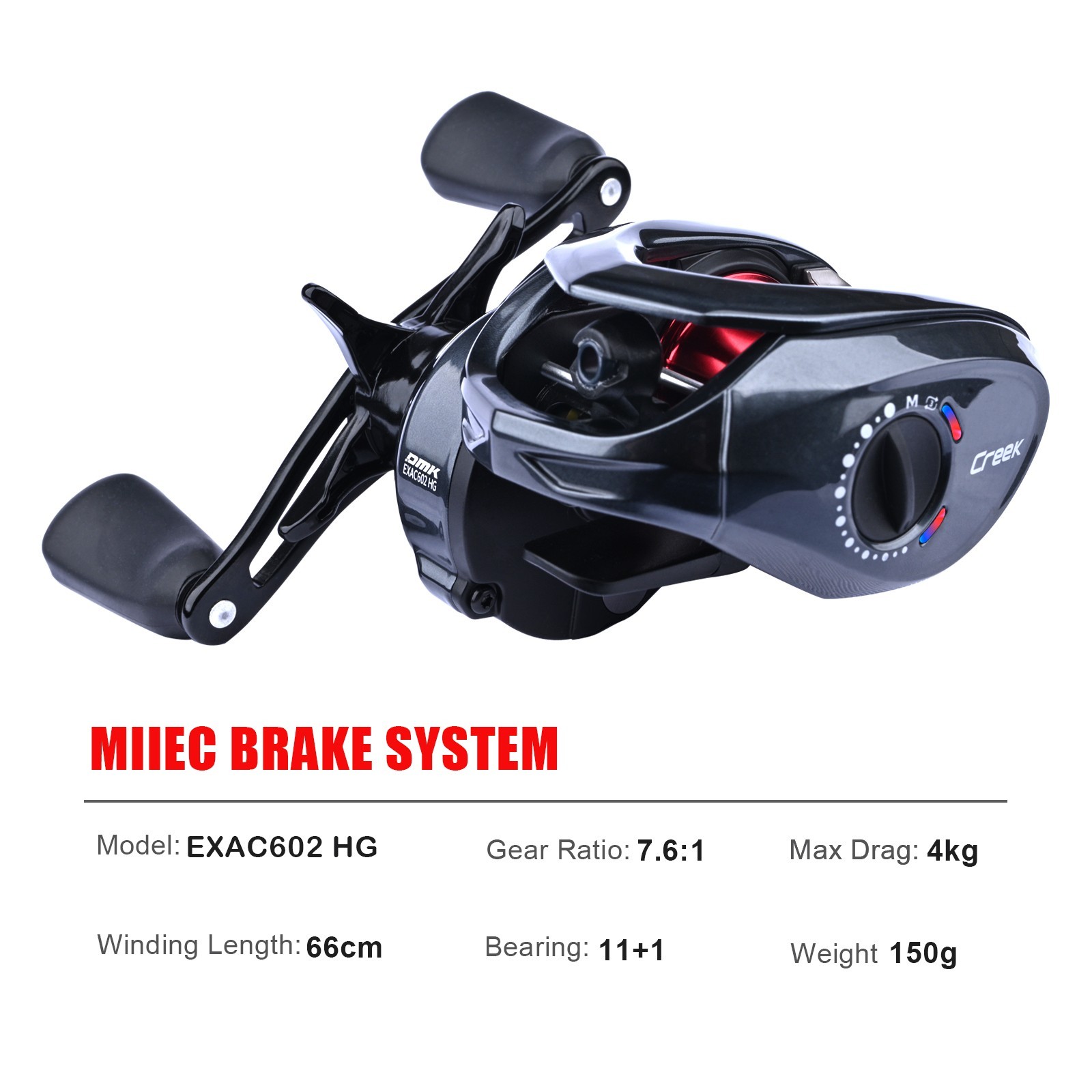 PURELURE CHEETAH AIR CREEK DC Left Hand Retrieve Three Modes Baitcasting Reel