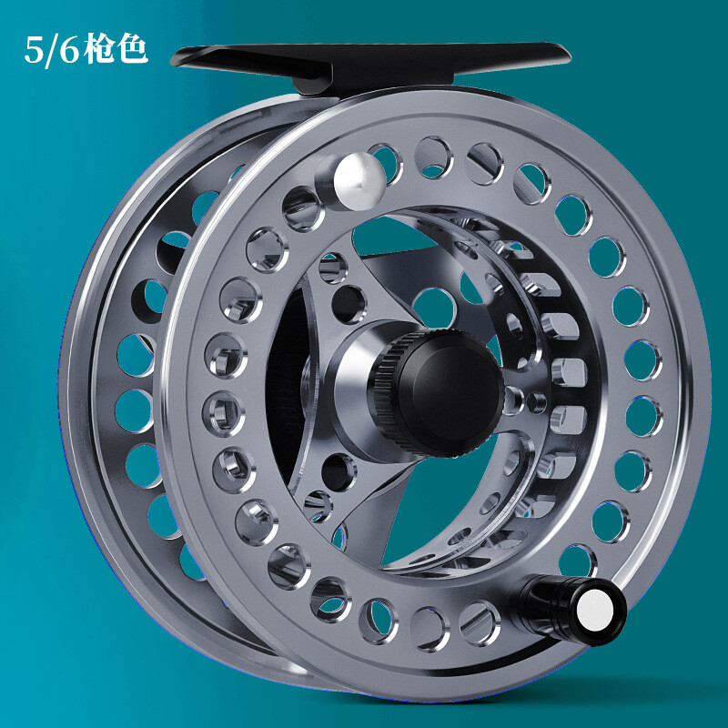 Fly Fishing Reel 5/6 Metal Aluminium Alloy Lightweight Ice Fishing Reel