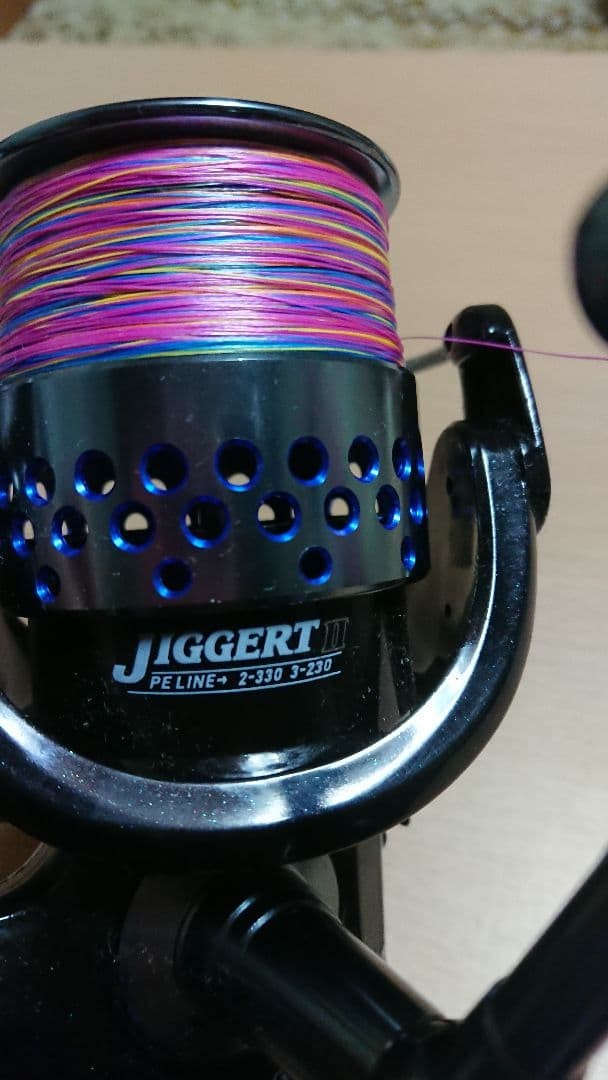 Reel JIGGERT 8000 New Unused PE4 Tackleberry Repair Flag Attached