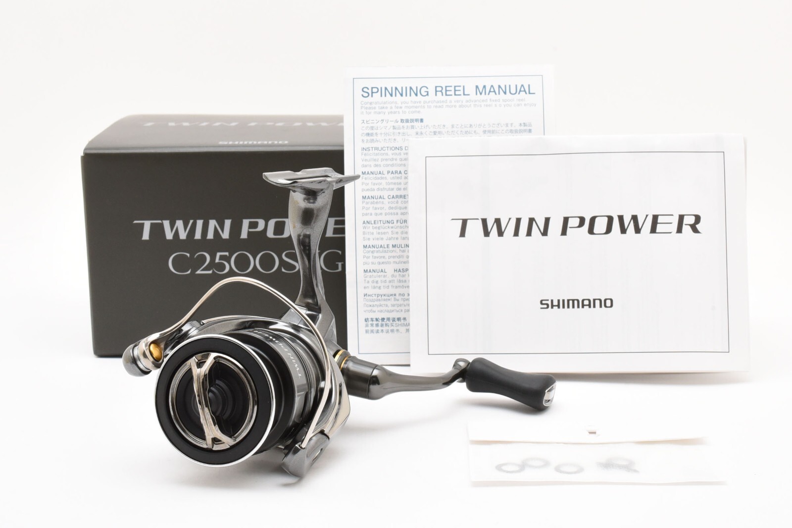 Shimano 24 TWIN POWER C2500SXG Spinning Reel Near Mint From JAPAN #2500