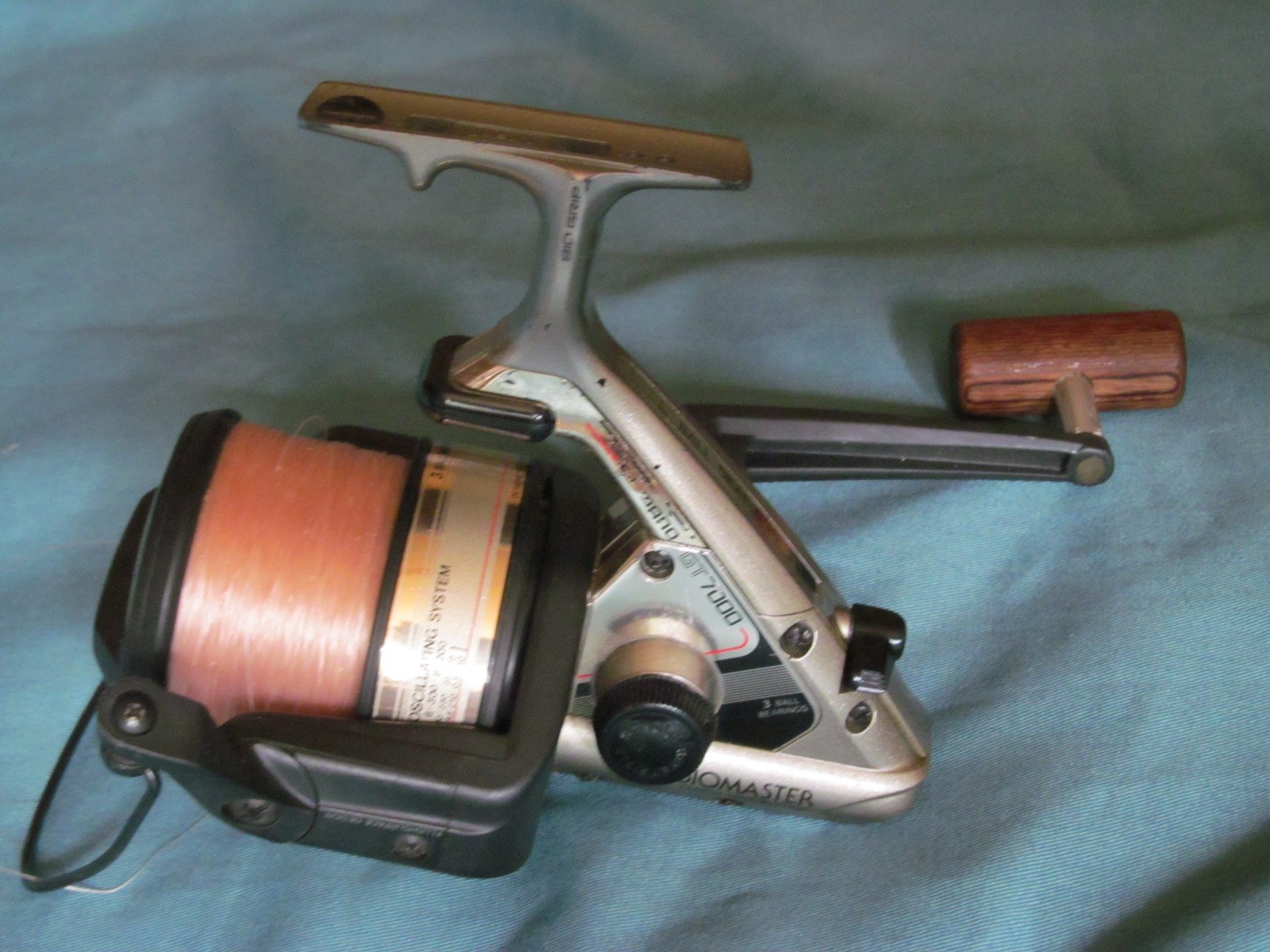 Vintage Shimano Biomaster GT 7000 Classic Beach Fishing Carp Reel Fixed Spool