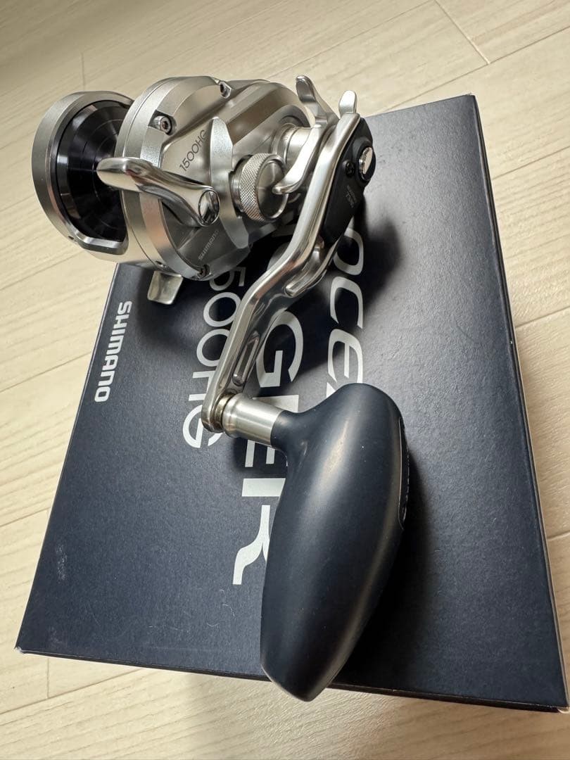 Shimano OCEA JIGGER 1500HG spinning reel used