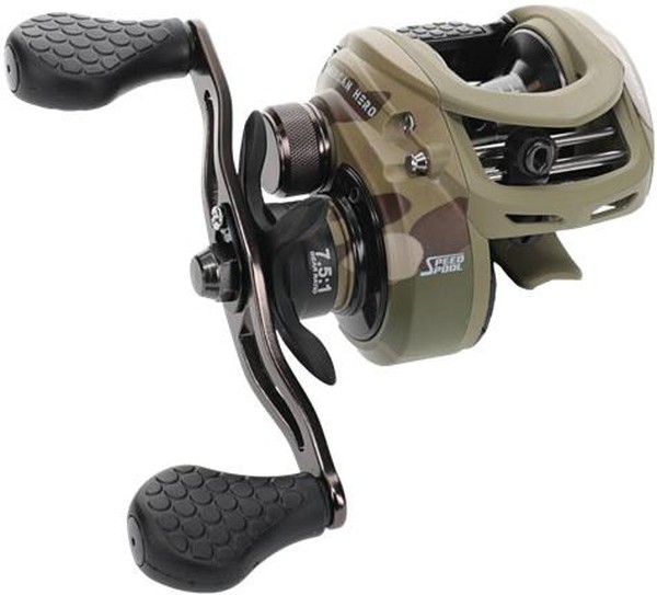 LEWS AMER.HERO T1 B/CAST REEL 120/12 RH (7.5:1 Gear Ratio-10BB Reel Wt 7oz)