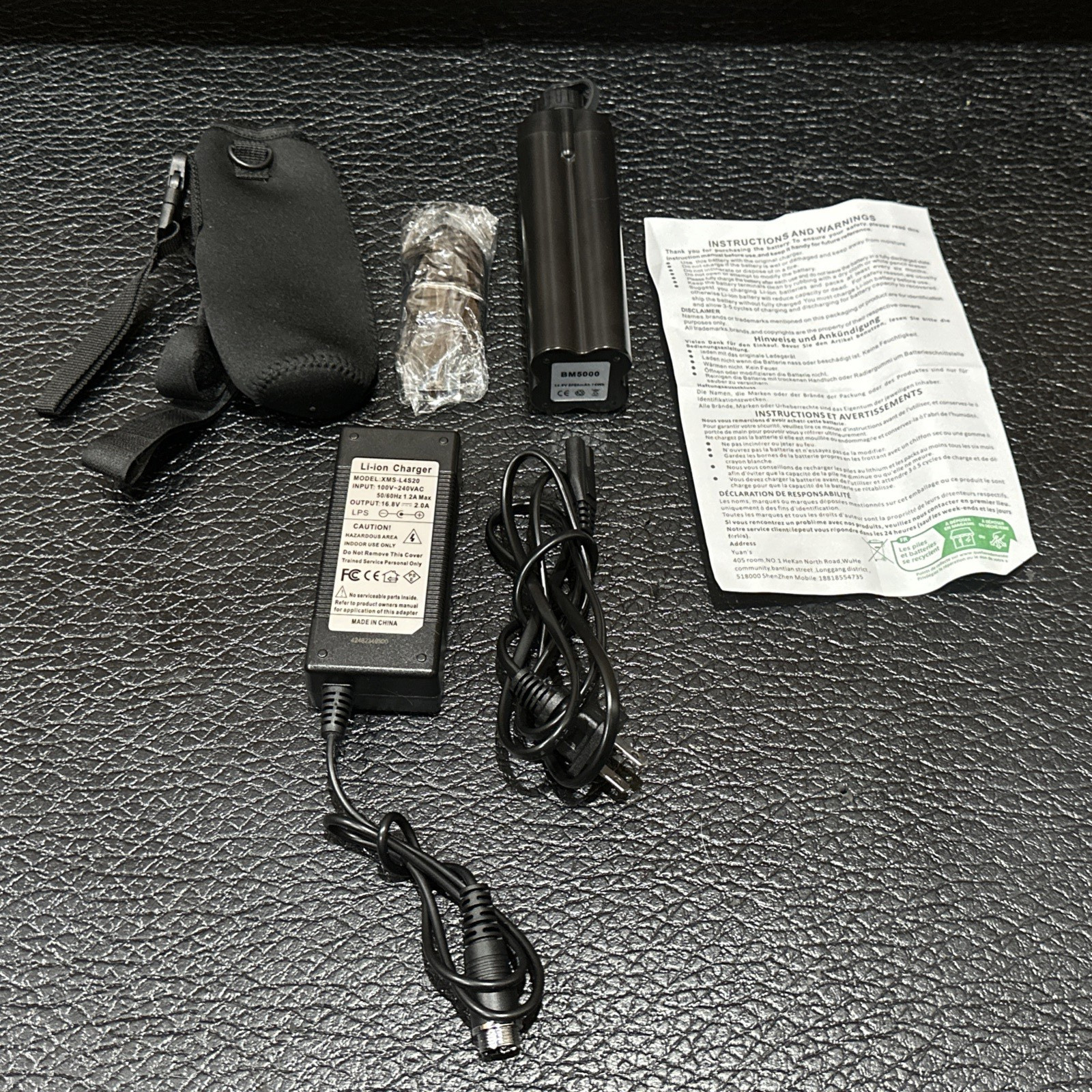 New TF-Power Fishing Reel Batteries And Charger BM2300, BM2900 14.8V 5000mAh