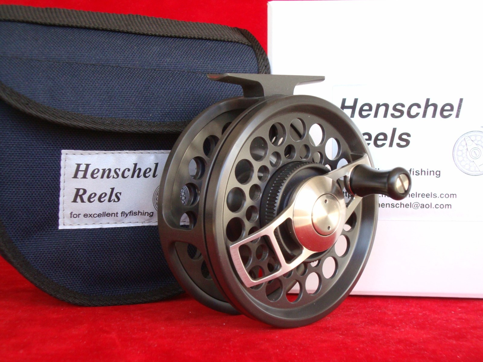 HENSCHEL DUAL MODE # 4, 10-13, saltwater fly reel = Anti Reverse + Direct Drive