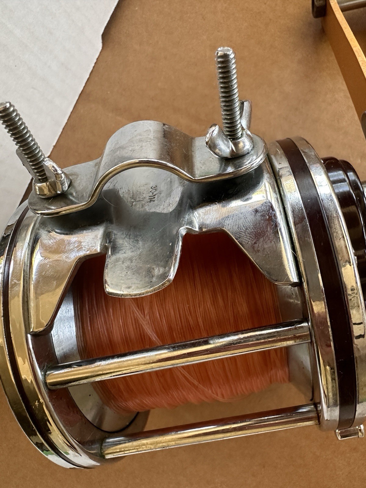 Vintage Penn Senator 114-H Saltwater Big Game Fishing Reel & After Market Handle