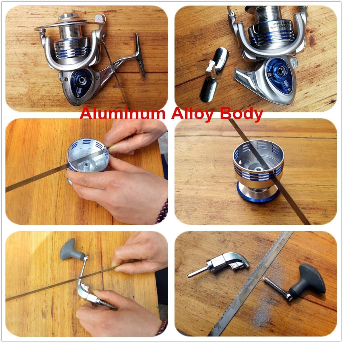 Ultralight Spinning Fishing Reels 7000 Saltwater Freshwater