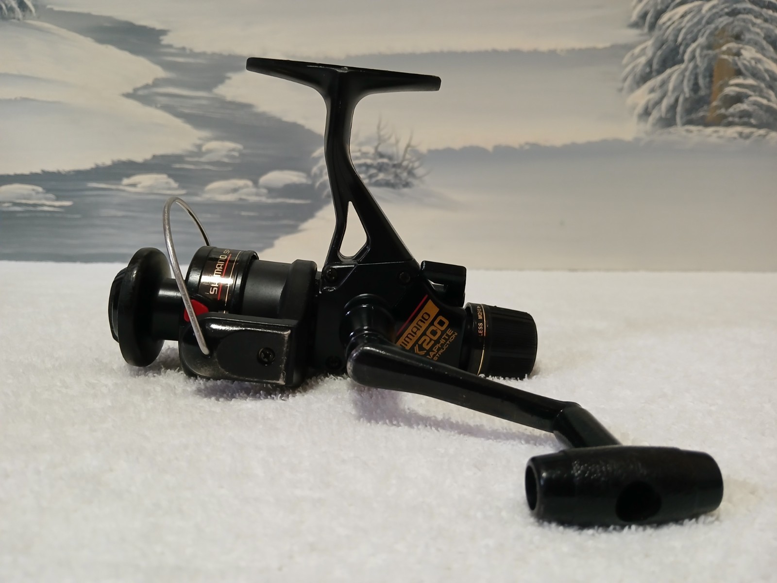 Shimano-Quickfire II FX200-Graphite Construction-Fishing Reel-Great Condition !