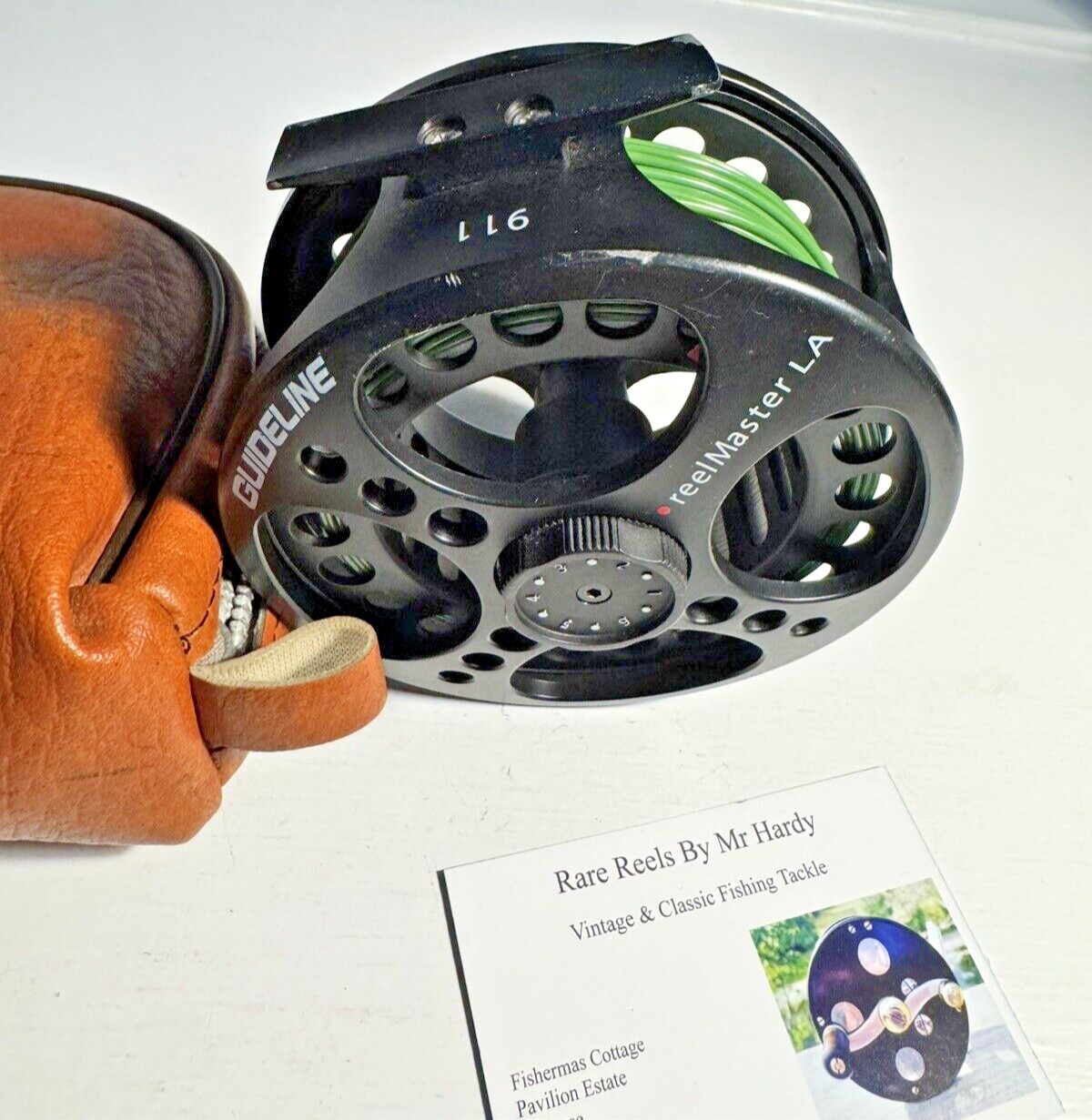 Guideline Reelmaster 911 Salmon & Saltwater Fly Reel with Case & WF11 Spey Line