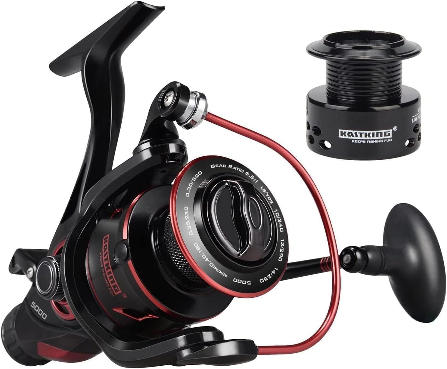 Sharky Baitfeeder III Spinning Reel 10+1 Shielded Stainless Steel BB – Carbon Fi