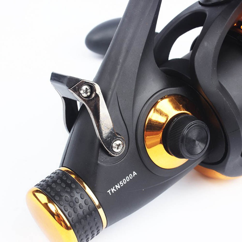 11BB Spinning Reel Fishing Reel Bait Runner Drag Heavy Duty Gear Ratio 5.2:1