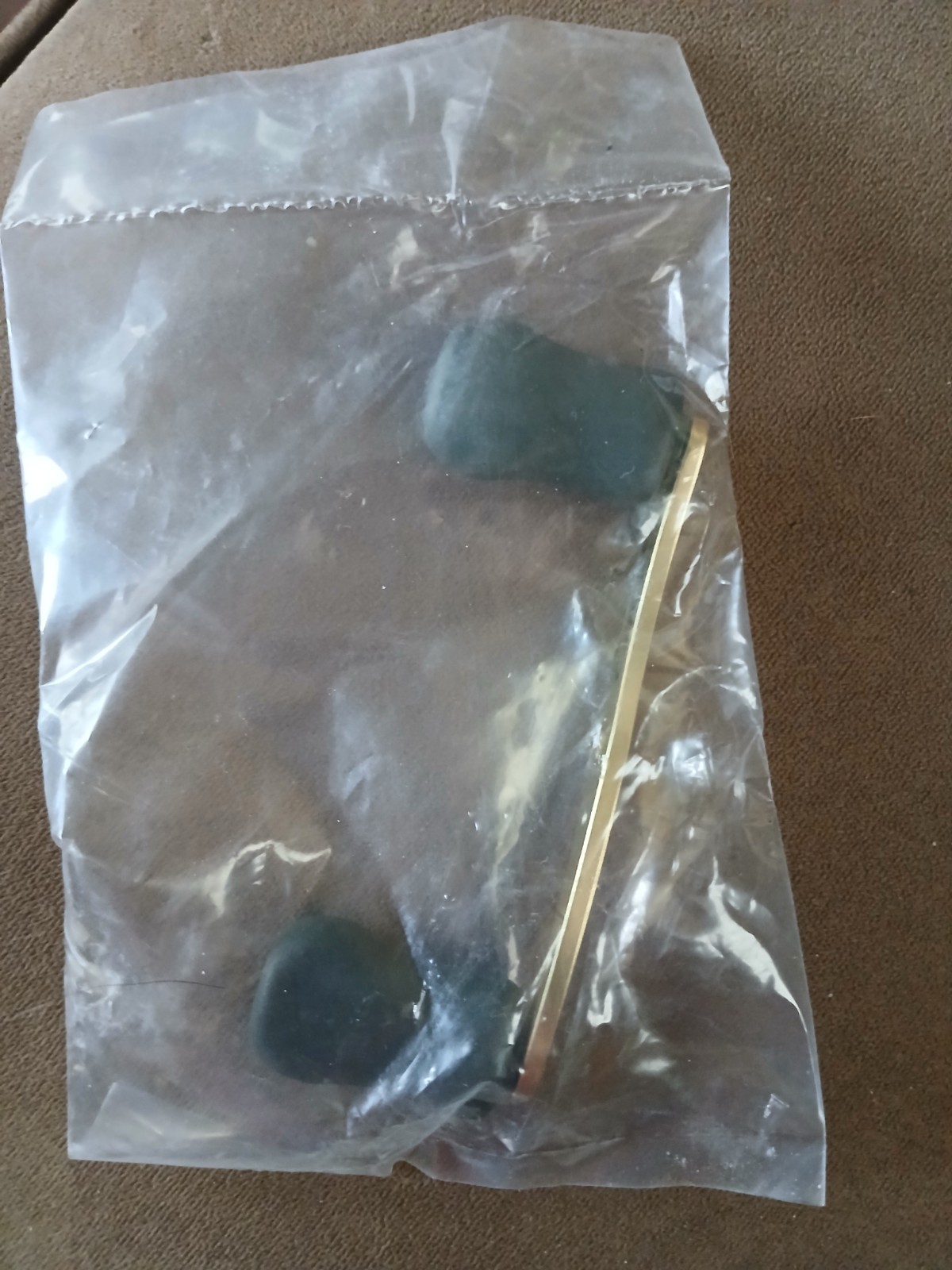 CABELAS DEPTHMASTER GOLD FISHING REEL REPLACEMENT BRASS DOUBLE PADDLE HANDLE NOS