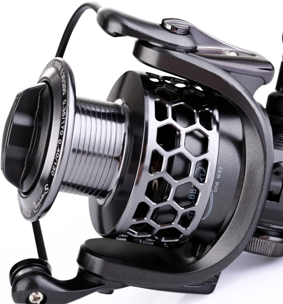 NEW Sougayilang Fishing Reel 13+1BB Ultra Spinning Reel W/ Spare Graphite Spool