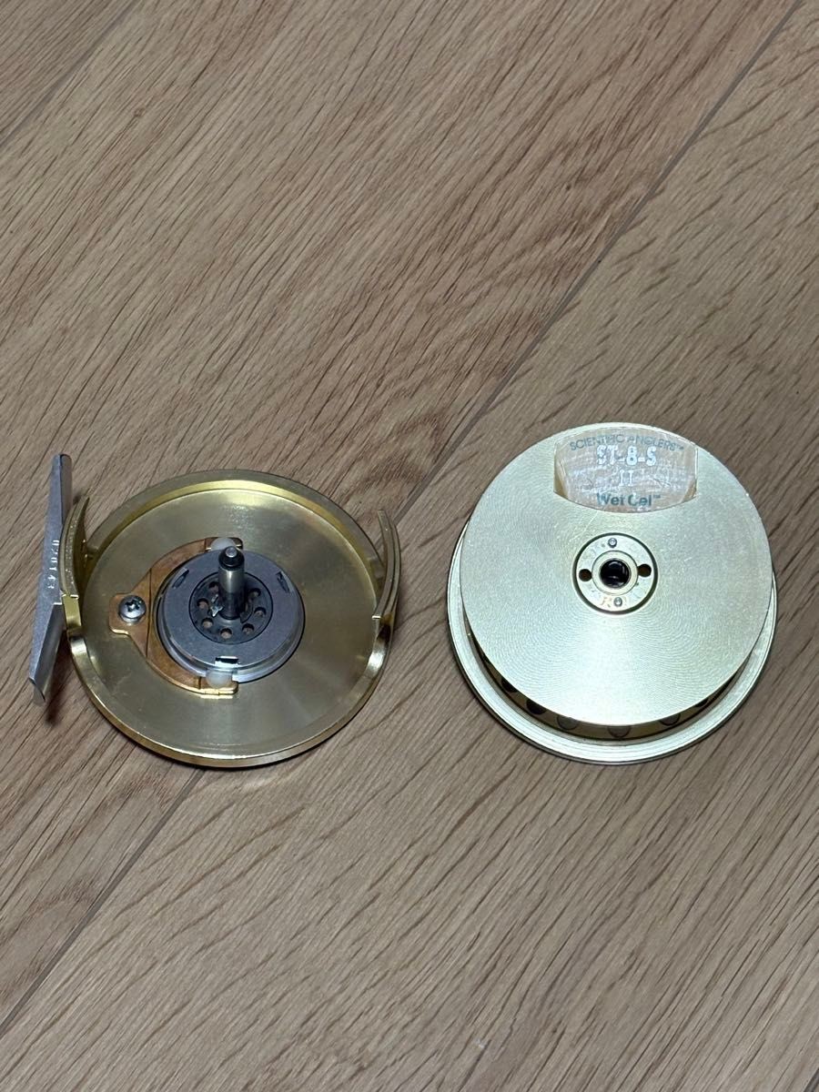 Smith Marryat MR8A Gold Fly Fishing Reel with Case Vintage Classic Genuine